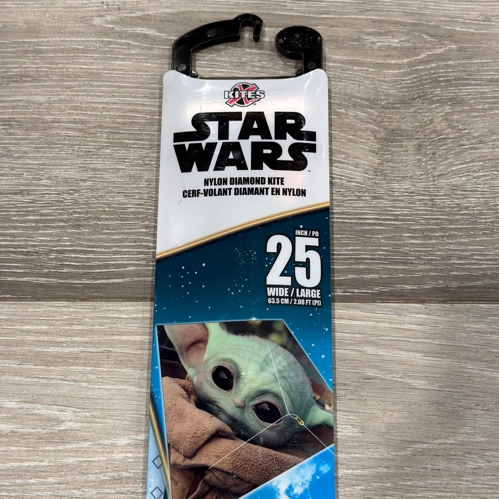 Star Wars Mandalorian Grogu Baby Yoda 25 Inch Nylon Diamond Kite X Kites 81385